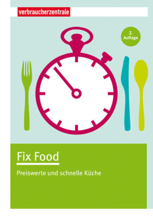 Schnell, innovativ, preiswert! Zeitnot hält viele Menschen vom Kochen ab und lässt sie öfter, als sie eigentlich wollen, zu Fertigprodukten greifen. Der Ratgeber zeigt, wie man auch mit wenig Zeit fantasievoll und gesund mit vielen frischen Zutaten kochen kann. Neben den Rezepten bietet das Buch einen Infoteil über die Palette an sinnvollem 'Fix Food'-Produkten aus dem Supermarkt und sinnvolle Hilfsmittel in der Küche, die ein schnelles Kochen im Alltag ermöglichen.