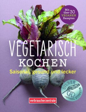 Wer sich gesund und fleischlos ernähren möchte, dem liefert dieses Buch über 100 abwechslungsreiche Rezepte für jede Jahreszeit. Dabei zeigt sich: Kreati- ves Kochen, Schnelligkeit und regionale Zutaten müssen sich nicht ausschließen. Alle Rezepte aus 'Vegetarisch Kochen' sind familienerprobt, von den Ernäh- rungsexperten der Verbraucherzentrale empfohlen und vielseitig: Zu jeder Jahreszeit gibt es Suppen, Salate, Hauptspeisen - herzhaft oder süß - und Geschenke aus der Küche. Ausgezeichnet mit der Silbermedaille 2015, Gastronomische Akademie Deutschlands e.V., GAD