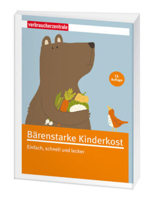 Unser Klassiker der Kinderernährung erscheint in der 13. Auflage im neuen Gewand: Die Illustratorin Katrin Wiehle hat einen sympathischen Bären entworfen, der durch das Buch führt und Mut macht, auf dem Weg zu einer gesunden Ernährung für die ganze Familie. Die 'Bärenstarke Kinderkost' erläutert, was und wie viel Kinder wirklich brauchen und wie man gesunde, abwechslungsreiche und vor allem leckere Gerichte ohne viel Aufwand auf den Tisch bringt.