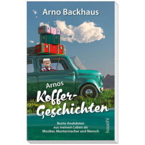 Arnos Koffergeschichten Wenn Arno Backhaus aus dem Nähkästchen plaudert, wird es unterhaltsam. Als Urgestein der christlichen Musik-Szene steht er seit 50 Jahren auf der Bühne und sammelt als Humorfachkraft verblüffende Begegnungen wie andere Briefmarken. Vor allem aber ist er ein Mensch, der über sich selbst lachen kann und mit diesem Buch dazu einlädt, an seinem manchmal ganz schön verrückten Leben teilzuhaben. Eine geballte Ladung unfreiwilliger Lebens-Komik!