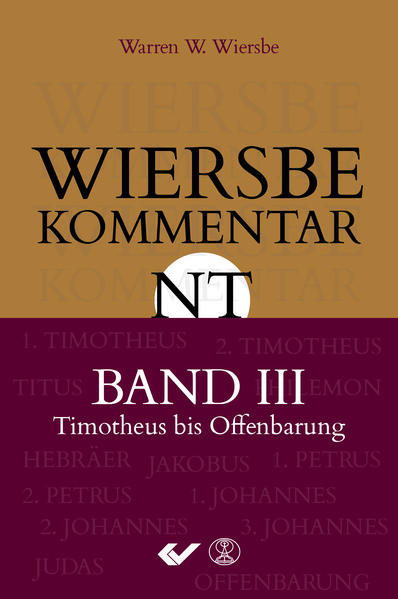 Wiersbes Kommentare zur Bibel bieten folgenden besonderen Ansatz: Lebensnahe Ausführungen zu Ereignissen, Themen, Schlüsselbegriffen und Personen im Neuen Testament schlagen eine Brücke aus der Geschichte ins Heute. Der Leser erlebt auf eindrucksvolle Weise, wie die alten Texte in sein Leben hineinsprechen und ihm das Wesentliche für das persönliche Glaubensleben nahebringen. Ein systematischer Aufbau gewährleistet eine leichte und klare Orientierung: 1. Bezug zu einem übergeordneten Thema 2. Übersichtliche Gliederungen 3. Einbeziehung der ganzen Bibel bei der Kommentierung 4. Studienteil mit Fragen 5. umfangreiche Anmerkungen zu Details und Hintergründen. Warren W. Wiersbe ist ein weltweit anerkannter Autor und Redner. Seine über 150 Bücher ermutigen Christen in der ganzen Welt.