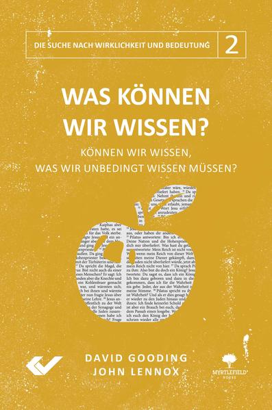 „Was ist Wahrheit?“, fragte Pilatus, als er Jesus verhörte. Gibt es überhaupt eine für alle gültige Wahrheit? Das ist eine zentrale Frage dafür, wie wir die Welt grundsätzlich sehen. Und hier gibt es sehr unterschiedliche Antworten. Hinter der Wahrheitsfrage verbergen sich weitere wichtige Themen, die die Wissenschaft, Philosophie, Ethik, Literatur, aber auch unser tägliches Leben betreffen: Was kön-nen wir überhaupt wissen? Wie ist das Verhältnis von Glauben und Denken? Die Autoren Gooding und Lennox gehen in ihrem Buch diesen Fragen nach: Ist wirk-liche Erkenntnis möglich, und welche Grenzen hat sie? Sie gehen auch auf die post-moderne Debatte des Wahrheitsrelativismus ein. Dabei wird deutlich, dass es nicht nur um die Frage geht, was Wahrheit ist, sondern auch darum, wer die Wahrheit ist. Dies ist das zweite Buch der Reihe „Die Suche nach Wirklichkeit und Bedeutung“, die den großen Fragen der Weltanschauungen nachgeht. Dabei hören die Autoren auf die Bibel als Gottes Offenbarung sowie auf andere führende Stimmen unserer Zeit.