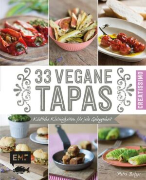 Spanische Lebensfreude und Genuss passen auch zu einer veganen Ernährung. Mit über 33 Rezepten für Ihre Tapas-Tafel, von Salaten über Soßen bis zu kalten und warmen Klassikern wie Albondigas und Empanadillas, ist alles dabei, was einen spanischen Abend wie im Urlaub ausmacht. Lassen Sie sich inspirieren und genießen Sie frisch, mediterran und vegan!