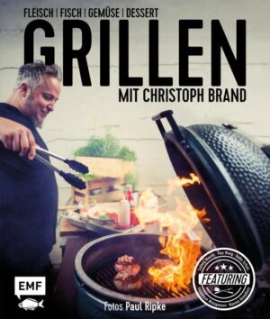 Grillen mit dem kreativsten Koch der Szene und seinen Grill-Buddies! Der aus der Fernsehsendung „Beef - Das TV-Magazin“ bekannte Profikoch Christoph Brand präsentiert das originellste Grillbuch des Jahres! Gemeinsam mit den renommierten Gastköchen Lucki Maurer, Véronique Witzigmann, Xiao Wang, Heiko Schulz und Hannes Arendholz kreiert er 50 besondere Grillrezepte für Fleisch, Fisch, Gemüse, Desserts, Soßen und Co. Von Spider Beef Burger und Hamachi-Makrele bis hin zu getrüffeltem Sellerie, Mandelcrumble und Coleslaw - für Grillmeister und alle, die es werden wollen, lassen diese Rezepte keine Wünsche offen. Daneben bietet ein übersichtlicher Grundlagenteil alles Wissenswerte rund um die Themen Grillen, Smoken und Räuchern. Neben Infos zu dem Equipment, der Kohle, den verschiedenen Grilltechniken und einer Warenkunde zu Fisch, Fleisch und Gemüse verrät Christoph Brand jede Menge Tipps und Tricks. Die Grillsaison kann beginnen!