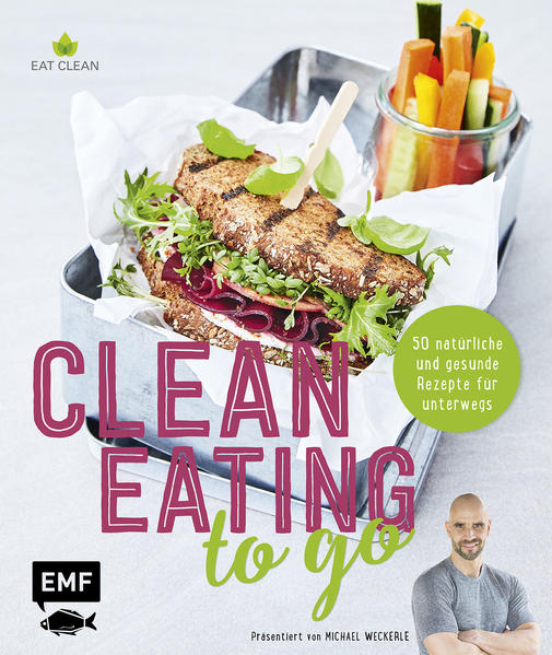 Clean Eating ist in aller Munde. Der Ernährungstrend setzt auf unverarbeitete Lebensmittel, mit denen frisch gekocht wird. Doch wie isst man ‚clean’ auch im Büro und unterwegs? Anton Enns hat die Lösung. In seinem Buch Clean Eating to go hat er 50 alltagstaugliche Rezepte - ganz ohne industriell verarbeitete Lebensmittel - entwickelt, die absolut clean sind, leicht hergestellt werden können und definitiv Abwechslung in die Lunchbox bringen. Wie wäre es einmal mit einem Soba-Salat mit knackigem Sesamgemüse oder einem saftigen Portobello-Burger? Da werden die Kollegen staunen. Präsentiert wird Clean Eating to go vom Ernährungs- und Fitnessexperten Michael Weckerle von Eat Clean®