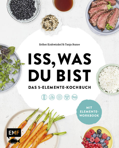 Die 5-Elemente-Ernährung basiert auf dem jahrtausendealten Erfahrungsschatz der Traditionellen Chinesischen Medizin (TCM), die alles ganzheitlich betrachtet. Demnach lassen sich alle Dinge und Abläufe im Leben den 5 Grundenergien Holz, Feuer, Erde, Metall und Wasser zuordnen. So können Querverbindungen zwischen unseren Organen, unseren Beschwerden, Emotionen und Lebensmitteln hergestellt werden. In „Iss, was du bist“ werden zunächst die Grundlagen der 5-Elemente-Ernährung verständlich erklärt, bevor es im Praxisteil über 60 alltagstaugliche Rezepte gibt. Denn gesund kann auch gleichzeitig lecker sein: Hirse-Porridge, Seitan-Sesamschnitzel oder das Rote-Bete-Carpaccio mit Rucola machen nicht nur zufrieden sondern auch Lust auf mehr. Mithilfe des beiliegenden Workbooks können die Leser außerdem spielerisch mehr über sich und ihre 5 Elemente herausfinden und bekommen Tipps für einen individuellen Ernährungsplan. So kann der Leser durch Ausprobieren die 5-Elemente-Ernährung direkt erleben und erfahren - ein erster Schritt zu einer individuellen und ganzheitlichen Ernährungsweise.