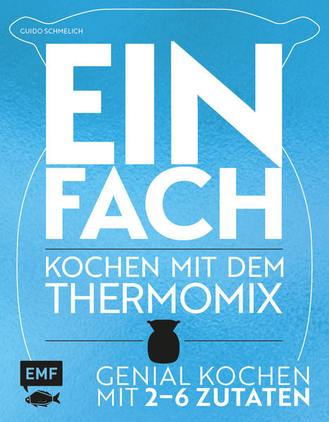 Wenige Zutaten, eine Thermo-Küchenmaschine, 100% Geschmack: Das Erfolgskonzept von „Das einfachste Kochbuch der Welt“ trifft das Trendthema Thermo-Küchenmaschine. Mit maximal 6 Zutaten zaubert Autor Guido Schmelich 150 tolle Gerichte für jede Gelegenheit. Suppen, Salate, Soßen, Aufstriche, Pasta, Fisch- und Fleischgerichte und Desserts - ganze Menüs können ohne großen Zeit- und Zutatenaufwand zubereitet werden. Überraschen Sie Ihre Lieben beim nächsten Familienessen doch einmal mit selbstgemachten Ravioli als Vorspeise, gefolgt von Lachs mit Safranreis und Zitronensoße und zum Abschluss einem Frozen-Joghurt-Törtchen. Durch das reduzierte und klare Layout mit Zutatenfotos und extragroßer Schriftgröße sind die Rezepte schnell erfassbar. So schnell und einfach war das Kochen mit der Thermo-Küchenmaschine noch nie!