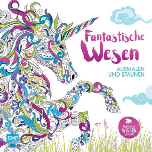 Tauchen Sie ein in die fantastische Welt der Fabelwesen: Über 30 liebevoll illustrierte Motive aus Mythologie und Fantasy warten darauf, koloriert zu werden. Die detailreich gestalteten Vorlagen sorgen für entspannende Stunden voll Ausmalspaß und lassen Sie in die zauberhafte Welt eintauchen. Ob Einhorn, Faun oder Greif – die faszinierenden Fabelwesen garantieren anspruchsvollen Ausmalspaß im extra großen Format: 29 x 29 cm! Mit spannendem Wissen zu allen Kreaturen und Motiven.