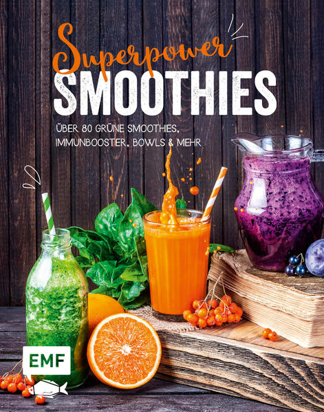 Der Smoothie-Trend reißt nicht ab! Kein Wunder, die bunten Mischgetränke sind gesund, super vielfältig und im Handumdrehen zubereitet. Die besten und schönsten Smoothie-Rezepte gibt es jetzt in dieser Smoothie-Bibel: Über 80 gesunde und leckere Vitaminbomben, Energybooster, Schlankmacher oder Fitnessdrinks für alle Mix-Liebhaber in einem Buch! Egal, ob Winterbombe mit Grünkohl und Birne, Blush mit Apfel und Roter Bete, Summer Dream mit Wassermelone und Limette oder Chai-Smoothie mit Zimt, Kardamom und Vanille: Smoothie-Fans finden hier für jede Gelegenheit den passenden Drink!