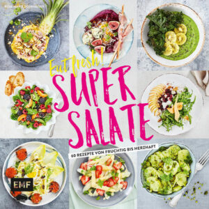 Salat ist keinesfalls langweilig, sondern lecker, gesund und total vielfältig! Der Titel "Eat fresh! Super Salate" hält, was er verspricht und zeigt 60 spannende und innovative Salatkreationen für alle! Egal, ob Fleisch, Fisch oder Vegetarisch, zum Sattessen oder als leichter Genuss: Vom Türkischen Bulgursalat bis zum Wildkräutersalat mit Sardellen-Kapern-Sauce - die knackfrischen Gerichte bringen Abwechslung auf den Teller. So abwechslungsreich war Salat noch nie!