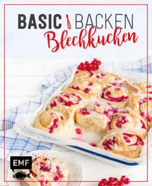 Backen kann so einfach sein! Für alle Backbegeisterten und diejenigen, die es werden wollen, bietet "Basic Backen" 96 Seiten spannende Rezepte im praktischen Format und zu einem attraktiven Mitnahmepreis. Ganz viel Leckeres im Quadrat bieten Blechkuchen. Egal ob Verwandtenbesuch, Geburtstagssause im Büro oder Picknick mit Freunden - ein Blechkuchen ist immer der richtige Kuchen für jede Gelegenheit. Streusel-Mohnkuchen mit Quark und Aprikosen, Brownies mit Walnüssen oder Mango-Maracuja-Schnitten sind nur einige der leckeren Rezepte. Spannende Trendkuchen wie Poke Cakes, Cheesecake-Varianten oder Matcha-Kuchen gibt es obendrauf.