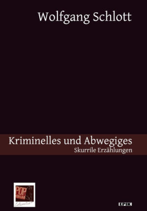 Die Erzählungen bilden einen Ausschnitt aus den vergangenen zwanzig Jahren meines literarischen Schaffens. Sie verbinden das Genre des Kriminalromans mit grotesken Visionen und skurrilen Inspirationen. Dabei bedienen sie sich abwegiger und merkwürdiger Ereignisse, indem sie aus der Perspektive komischer Zeitgenossen und kauziger Persönlichkeiten ihre Welt auf den Kopf stellen oder selbst Opfer ihrer merkwürdigen Handlungen werden. Ihre Erzähler schlüpfen dabei in unterschiedliche Rollen und verletzen bewusst liebgewonnene Tabus. Alle Sujets stammen aus dem gegenwärtigen und einstigen zweigeteilten Deutschland wie auch der Tschechoslowakei nach dem „Prager Frühling“. Übereinstimmungen mit noch lebenden Persönlichkeiten sind rein zufällig. Ihre Konturen verblassen, je länger sich Leser und Leserinnen während des Erzählvorgangs mit den Personen der Handlung identifizieren. Wolfgang Schlott In der hier vorliegenden Sammlung von Erzählungen wendet Wolfgang Schlott virtuos unterschiedliche Erzähltechniken an, die von der Ich-Perspektive, dem Kommentar, einer Art Drehbuch im Stile eines Tatort-Krimis in der ARD bis hin zu skurrilen Elementen reichen. Überhaupt das Skurrile: Was im wissenschaftlichen Betrieb ‚abwegig‘ wäre, ist in einer Erzählung wie etwa „Märtyrer gesucht“ bis zum Lächerlichen überzeichnet, weil deren Quellen manipuliert sind (oder sein könnten) und die handelnden Personen als Sekte ‚kriminell‘ agieren. Dieser ‚gegenstandslosen‘ Wissenschaft entspricht der sich ‚auflösende‘ Erzähler inmitten einer Konstellation aus Verlogenheit, Anmaßung und Fake-News. (…) Für Wolfgang Schlott ist Erzählen ein Grenzgang zwischen starker Imagination, Verzauberung und Entzauberung, Austesten der Handlungsmöglichkeiten, bitterem Ernst und Schalk, Einsicht in die Vergeblichkeit und dem Reiz am steten Neubeginn. Erzählen ist für ihn Beruhigung durch das Schreiben selbst: nämlich eine Spur zu legen, die bleibt. Frank Eckart Lieferbare Titel von Wolfgang Schlott: - „Heimat - gerettete Zunge. Visionen und Fiktionen deutschsprachiger Autoren aus Rumänien“, 2013, Eine literarische Begegnung. Mit einem Vorwort von Prof. Dr. Wolfgang Schlott. Horst Samson (Hrsg.), Ingmar Brantsch,Hans Bergel, Walter Engel,Ilse Hehn, Franz Heinz, Klaus Hensel, Franz Hodjak, Johann Lippet, Dieter Schlesak, Olivia Spiridon, Horst Samson, Peter Motzan, Gerhard Ortinau, Friedrich Schuller, Hellmut Seiler, Balthasar Waitz: Heimat - gerettete Zunge. Visionen und Fiktionen deutschsprachiger Autoren aus Rumänien. (UNIVERSITAS Sammlung) 373 S. ISBN: 978-3-86356-051-5, € [D] 25,- € [AT] 25,- SFr [CH] 35,- - Heidrun Hamersky, Ilse Hehn, Wolfgang Schlott (Hrsg.): „Die Sehnsucht, die ist mir so leicht“ Schreiben im Exil. Fragmentarium