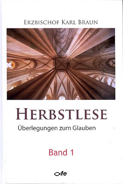 In einem breiten Spektrum von Themen versammeln die vorliegenden zwei Bände der „Herbstlese“ Vorträge des emeritierten Erzbischofs von Bamberg, Dr. Karl Braun. Sie sind hauptsächlich in den letzten Jahren entstanden. Die Texte eines geistlich geprägten Bischofs dienen der Verkündigung