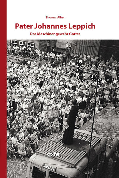 Pater Johannes Leppich brachte nament¬lich in den 50er- und 60er-Jahren auf sehr ungewöhnliche Weise das Evangelium zu den Menschen. Bis zu 40'000 Zuhörer kamen zu seinen Großveranstaltungen. Von ihnen standen rund 70 Prozent der Kirche fern. Als „Maschinengewehr Gottes“ ist er den Menschen im Gedächtnis geblieben. Seiner Zeit weit voraus war er auch mit der Gründung der „action 365“. Das Buch zeichnet den Lebensweg des Jesuitenpaters nach. Für den Autor öffneten sich dabei wertvolle Archive. Viele Fotos wurden bislang noch nie veröffentlicht. Zu Wort kommen auch zahlreiche Zeitzeugen und Weggefährten.