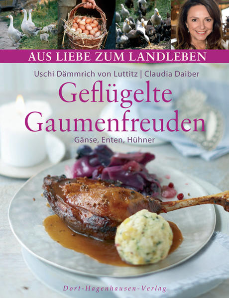 Geflügel blieb bis in das 19. Jh. hinein hauptsächlich den Reichen und Mächtigen aus Staat und Kirche vorbehalten. Im 20. Jh. wurde speziell das Huhn schnell zum billigen Massenprodukt. Heute steht bei vielen wieder die Qualität des Fleisches an erster Stelle, und die regionale Kochkunst hat wieder Priorität. In diesem Buch widmet sich die bekannte Fernsehmoderatorin und Autorin Uschi Dämmrich von Luttitz den bestimmenden Themen rund ums Geflügel. Die Familie von Luttitz mit dem Gutshof Niederaltenburg im Mangfalltal in Bayern ist ein unerschöpfliches Wissensreservoir für die Lebenswelt dieser Tiere. Neben den Sachthemen, z. B. Gänse- und Entenrassen, konzentrieren sich die Inhalte in den Koch-Kapiteln auf die unglaubliche Vielfalt der Rezeptmöglichkeiten, vom Grundrezept für Hühnerbrühe bis zur Peking-Ente. Sie erfahren alles Notwendige zur Warenkunde, Küchenpraxis und zum ganzen Spektrum der Garmethoden, sei es Braten in der Pfanne, im Backofen, Grillen und Frittieren, Schmoren oder Garziehen. Dazu liefert die Foodautorin Claudia Daiber mit viel Leidenschaft mehr als 100 regionaltypische Rezepte, unterstützt von Rezepten der Autorin und mehreren prominenten Köchen.