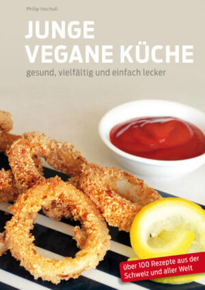 Philip Hochulis "Junge Vegane Küche" verbindet Genuss und Vielfalt mit den Vorteilen der rein pflanzlichen Ernährung wie Gesundheit, Wohlbefinden, Umwelt- und Klimaschutz. Über 100 leckere Rezepte mit tollen Bildern machen Lust aufs Nachkochen. "Weniger oder keine tierische Nahrungsmittel zu essen ist einer der wirksamsten Beiträge zum Klimaschutz, die jeder Mensch leisten kann. Philip Hochuli zeigt in seinem Buch, dass es dabei nicht um Verzicht, sondern um eine neue Kreativität beim Kochen geht." Greenpeace - "Dieses Kochbuch erleichtert mit seinen schmackhaften, leicht nachzukochenden Rezepten den Umstieg zur veganen Ernährung. Damit fördert man nicht nur seine eigene Gesundheit, sondern schont auch die Umwelt und trägt aktiv zum Schutze der Tiere bei." Schweizerische Vereinigung für Vegetarismus (SVV) - "Philip Hochuli beweist mit seinem aufwendig gestalteten Erstlingswerk eindrücklich die Vielfalt der veganen Küche." Peter Buff, Restaurant Lägernstübli, Boppelsen