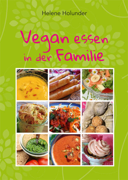 Helene Holunder stellt in ihrem Buch über 80 familienerprobte vegane Rezepte vom Brotaufstrich bis zum Lebkuchenhaus vor. Sie möchte mit dieser Zusammenstellung dazu anregen, sich lustvoll an Gerichte zu wagen, die lecker, nicht schwierig zuzubereiten, somit "familientauglich" sind - und keine Zutaten tierischen Ursprungs benötigen. Dabei berücksichtigt die vielfältige Auswahl der Rezepte die Situation der Familie, die ja meistens durch verschiedene Geschmacksvorlieben geprägt ist. Es finden sich Vorschläge für Blitzeis, Burger und Cupcakes, aber auch Möhrencurry mit Erdnüssen, geeiste Gurkensuppe oder eine Schwarzwälderkirschtorte. Raffinierte Kleinigkeiten wie Vanilleöl, aromatisiertes Salz und Fruchtaufstriche runden das Rezeptangebot ab. Zu vielen Rezepten gibt es Tipps, wie bestimmte Zutaten ersetzt oder verändert werden können. Die Anleitungen sind einfach strukturiert, so dass auch Kinder ab dem Grundschulalter zusammen mit ihren Eltern die Gerichte kochen können. Da alle Rezepte milch-, ei- und fleischfrei sind, bieten sie außerdem Inspirationen für Menschen mit Nahrungsmittelunverträglichkeiten. Warum also nicht öfter vegan essen?