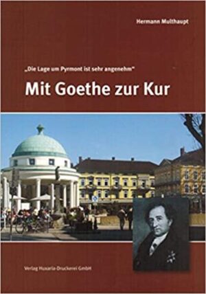 Im Juni und Juli 1801 weilt Johann Wolfgang von Goethe für sechs Wochen in dem geschätzten Modebad Pyrmont, um sich von den Folgen einer Gesichtsneurose zu erholen. Die „schlimme Krankheit“ hatte ihn gesundheitlich an den Rand physischer und psychischer Belastungen geführt, und nun hofft er, in dem aufstrebenden Bad, das er zum ersten Mal aufsucht, Heilung von seinen Leiden zu finden. In seiner Begleitung befinden sich sein elf-jähriger Sohn August sowie sein Sekretär und Diener Johann Jacob Ludwig Geist. Während seiner Badekur begegnet Goethe manchen Bekannten, schließt auch neue Freundschaften und nimmt am gesellschaftlichen Leben der Stadt teil. Er nutzt die Zeit außerhalb der Trink- und Badekur für die geschichtliche Erforschung seiner neuen Umgebung und lässt auch August daran teilhaben. Autor Hermann Multhaupt hat die Stationen des Goethe-Aufenthaltes in Pyrmont verfolgt und sie in damals aktuelle Geschichtsabläufe und fiktive Ereignisse eingebunden.