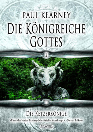 Die fünf Königreiche Gottes sind gespalten. Auf dem Treffen der weltlichen Herrscher haben sich die drei Könige Abeleyn von Hebrion, Mark von Astarak und Lofantyr von Torunna vom neu gewählten Pontifex Himerius losgesagt und sind daraufhin exkommuniziert worden. Sie halten zum tot geglaubten Macrobius, dem alten Pontifex, der an der Seite des Soldaten Corfe, des einzigen Überlebenden der Armee des John Mogen aus Aekir, in der Feste Ormann wieder aufgetaucht ist. Zur gleichen Zeit kämpft der Seemann Richard Hawkwood auf der Überfahrt gen Westen um das Überleben. Endlich auf dem geheimnisvollen Kontinent angekommen, muss die Expedition feststellen, dass das Land bereits bewohnt ist. Seit Jahrhunderten lebt hier ein Volk von Magiern und Gestaltwandlern, die mächtiger sind als alles, was die Bewohner der »alten Welt« sich vorstellen können. Daheim findet derweil ein junger Mönch eine uralte Schriftrolle, deren Inhalt die Ordnung der bekannten Welt komplett auf den Kopf stellen könnte.