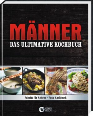 Das ultimative Kochbuch für den Mann, mit tollen Rezepten, einfachen Zutaten, Schritt für Schritt erklärt. Es ist da! Einfach, alles in Bildern, Schritt für Schritt, jedes Rezept einfach, klar, in mehreren Arbeitsschritten, jeder Schritt ein Bild. Angefangen von den Zutaten, portionsweise abgebildet über die Küchenutensilien bis zum fertigen Gericht. Jeder Schritt mit einfachen Arbeitserläuterungen. Jedes Rezept groß abgebildet über 2-4 Seiten. Von der einfachen Thunfischpizza bis zum Seeteufel mit Zitronen-Petersilie-Kruste oder gefülltem Backwerk.