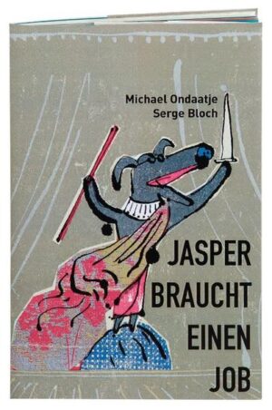 „Dieser Hund kostet uns ein Vermögen!“ Mr. und Mrs. Cletus sind der Meinung, dass ihr Vierbeiner Jasper dringend einen Job braucht. Und so wird der Dobermann, der in der Schulaufführung von George Bernard Shaws "Caesar und Cleopatra" fast so aussieht wie die ägyptische Gottheit Anubis, an der Seite Cleopatras zum absoluten Star. Mit ungeahnten Folgen. Michael Ondaatje, der großartige kanadische Schriftsteller, beschreibt eine durch und durch bürgerliche Gesellschaft und Familie. Mühelos gelingt es den Illustrationen, den lakonischen Ton des Autors zu unterstreichen: mit elegant-lässigem Strich öffnet Serge Bloch den Vorhang für Jasper, und wir beobachten als Zuschauer die Verwandlung eines Haustiers in ein absolutes Alpha-Tier. Blochs Stil ist, wie er selbst sagt, beeinflusst von Paul Klee, Steinberg, Steig, Topor, Blechman, Sempé, Bosc, Chaval, André François und vielen anderen ... Klassische Federzeichnungen sind unterlegt mit Farbhintergründen und Collagen, und von Seite zu Seite wechseln Räume und Bühnenbilder. Humor- und liebevoll setzt Serge Bloch seine Figuren aufs Blatt - und es ist eindeutig, wem seine Sympathie gilt. Eine wunderbar groteske Geschichte um die ewige Beziehung zwischen Mensch und Hund.