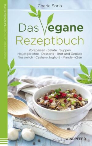 Purer Genuss.Das vegane Rezept-Buch enthält eine Vielfalt köstlicher Gerichte mit puren Zutaten. Cherie Soria, die weltbekannte Rohkost-Gourmet-Chefköchin verwendet ausschließlich pflanzlichen Produkte, wie frisches Gemüse und Früchte, die bereitet sie möglichst naturbelassen zu. Denn je frischer die Zutaten, desto vitaler ist unsere Ernährung. Die Rezepte lassen sich gut zu kompletten Menüs zusammenstellen. Vom Keimen bis zur Herstellung hausgemachter Nuss- und Samenkäse finden sich 225 heimische und internationale Gerichte und viel Knowhow rund um den veganen Genuss.