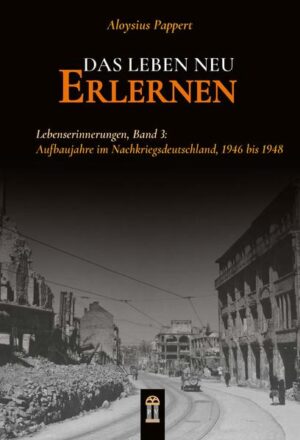 Nachdem Aloysius Pappert als überzeugter Katholik gegen seinen Willen in die Wehrmacht eingezogen wird und den Krieg wie durch ein Wunder überlebt, gerät er 1945 in sowjetische Kriegsgefangenschaft. Als er im Herbst 1946 entlassen wird und in seine Heimat Hünfeld zurückkehren darf, ist er körperlich und seelisch am Ende. Im dritten Band seiner Lebenserinnerungen berichtet Aloysius Pappert vom Wiederaufbau der gesellschaftlichen Normalität in seiner Heimat, zu dem er einen beachtlichen Beitrag geleistet und den er maßgeblich vorangetrieben hat. Allen voran setzte sich Pappert dabei für die Genesung des kulturellen Angebots nach dem Krieg ein.