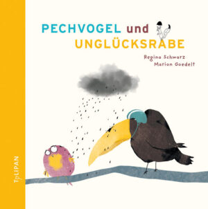 Geteiltes Leid ist halbes Leid Der Pechvogel hat immerzu Pech. Der Tag fängt schon schlecht an und dann muss er ausgerechnet auch noch auf den Unglücksraben treffen. Das kann ja nur schief gehen. Doch was der Gipfel des Unglücks sein könnte, stellt sich als seltener Glücksfall heraus: Sie beide können von missglückten Nestern, Flugunfällen und gemeinen Katzen ein Liedchen singen. Und sie stellen fest: Zu zweit lässt sich das doch alles viel leichter ertragen. Gemeinsam schwinden Pech und Unglück und der Himmel wird stetig ein kleines bisschen blauer. • Ein Geschenkbuch, das gute Laune macht • Eine humorvoll und empathisch erzählte Geschichte vom Glück der Freundschaft • Wunderschön gestaltet und mit besonderer Ausstattung