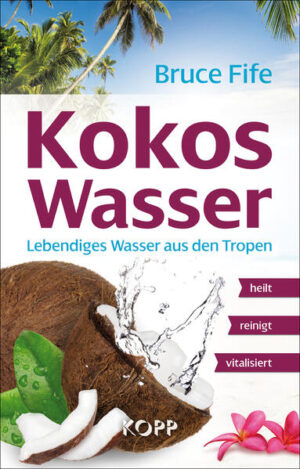 Neuer Schwung für müde Zellen Kokoswasser ist ein erfrischendes Getränk aus der Kokosnuss. Es ist ein wahres Kraftpaket voller Vitamine, Mineralstoffe, Aminosäuren, Kohlenhydrate, Antioxidantien, Enzyme, gesunder Wachstumshormone und anderer Phytonährstoffe. Da sein Elektrolytgehalt dem des menschlichen Blutplasmas so ähnlich ist, schätzen es Sportler als natürliches Getränk, um nach dem Sport verlorene Flüssigkeit zu ergänzen. Den üblichen Sportgetränken ist es nachweislich überlegen. Anders als andere Getränke ist es mit dem Körper des Menschen vollkommen kompatibel