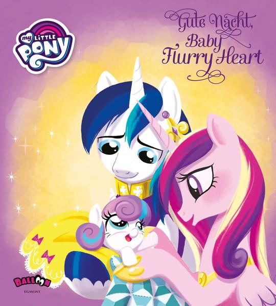 Baby Flurry Heart will nicht schlafen. Ihre Eltern, Prinzessin Cadance und Prinz Shining Armor, haben schon alles versucht - aber egal ob Abenteuer oder Geschichten über Freundschaft, nichts lässt Baby Flurry Heart in das Reich der Träume gleiten. Eine zauberhaft- humorvolle Gute- Nacht- Geschichte aus dem Königreich Equestria - wunderschön illustriert!