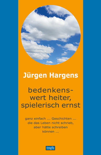 „Man muss die Leute halt auch mögen“, schrieb Gerald Kral in seiner Besprechung von Jürgen Hargens’ Romandebüt. Dieser Satz charakterisiert auf das trefflichste das berufliche und literarische Leitbild des Autors. Sein neuer Band mit Geschichten knüpft hier an. - Das, was im Alltag geschieht, lässt sich immer auch aus unterschiedlichen Blickwinkeln und Perspektiven betrachten. Und jede Perspektive, jeder Blickwinkel, öffnet Raum für andere, weitere Möglichkeiten. Und Möglichkeiten sind das, auf die wir Menschen täglich in unserem Leben treffen. Es gibt das alte Sprichwort: „Jede Medaille hat zwei Seiten“, schön. Dabei vergessen wir oft, dass es auch noch eine Schmalseite gibt. Wir sehen sie nie komplett, wegen der gekrümmten Perspektive, aber beim Drehen und Wenden erkennen wir sie vollständig. So ist das mit den Möglichkeiten - manchmal erkennt man sie nur nach mehrfachem Drehen und Wenden - aber es gibt sie, wenn man genau schaut und sich die Zeit dafür nimmt. In seinen Geschichten zeigt Jürgen Hargens wieder einmal, dass sich Leben eben auch anders sehen - und leben - lässt. Seine Geschichten wollen uns sensibilieren für das, was uns entgeht, wenn wir nur einen einzigen Blickwinkel nutzen, um auf das Alltägliche wie auch die besonderen Momente zu schauen. Die Begebenheiten und Begegnungen mit verschiedensten Menschen - diese Spiegelung unseres Selbst im Anderen, die uns erst zum Menschen macht - schaffen ständig neue Möglichkeiten für uns. J. Hargens’ Geschichten helfen dabei, auf respektvolle und im besten Sinne spielerische Weise - einfach so. Sie laden ein zum Innehalten, Schmunzeln, Nachdenken und Genießen. Und vielleicht erkennen die Leser zukünftig die „Schmalseiten“ des Lebens besser, hinter denen sich so viel verbergen kann.