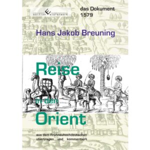 Reise eines Tübinger Humanisten in das Osmanische Reich zur Zeit der „prächtigen“ Kalifen, von Mai bis Dezember 1579 Aus dem Inhalt Reisezweck und Ausrüstung Von Piraten überfallen Moslems und Christen Athen und Troja im 16.Jh. Konstantinopel u. Istambul -Serail, Moscheen, Bäder -Beschneidung -Justiz der Osmanen -Frauen im osman. Recht -Handel, Beamte, Gehälter -Öffentliche Ordnung -Versklavte Christen Ägypten u. Afrika im 16. Jh Alexandria, Einreise, Zoll Deutsches Schicksal Kairo, Geschichte u. Leben -Pyramiden und Mumien -Diwan, wilde Tiere -Sklavenmarkt, Nilflut -Öffentlicher Verkehr Kamelritt durch d. Sinai Katharinenkloster, Althor am Roten Meer Beduinenüberfälle Wüste, Pflanzen, Tiere Flusspferde, Meermänner Palästina, Judäa Rechte u. Nöte der Pilger Jerusalem im 16. Jh. -Kloster der Franziskaner -Die heiligen Stätten -Die christlichen Sekten -Ritter z. Heiligen Grabe -Umgebung Jerusalems -Bethlehem, Betania Jaffa u. Berg Libanon Der Zedernwald Drusen und Maroniten Nahezu ein Schiffbruch Bigotterie unter Christen akribisch dokumentiert, kritisch, welto° en