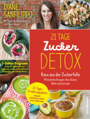 Die US-Paleo-Päpstin mit ihrem brandaktuellen Standardwerk zum Thema Zucker-Detox Das Detox-Konzept brachte ihr Tausende Fans Umfassend informatives, reich bebildertes Koch- und Erklärbuch, über 90 Rezepte