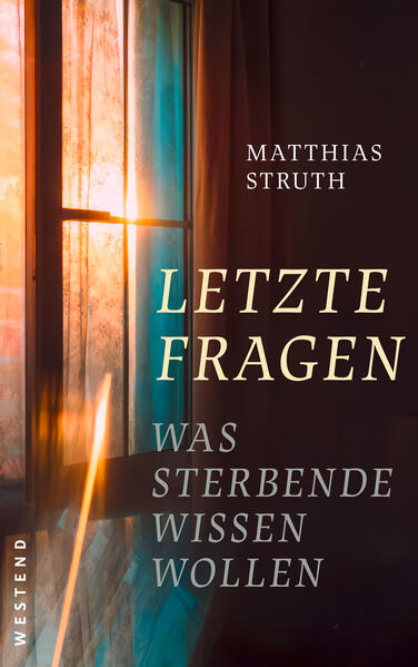 Am Ende eines Lebens rückt das Unwesentliche in den Hintergrund und es stellen sich die ganz grundlegenden und großen Fragen. Doch welche sind die Fragen, die sich in den letzten Stunden eines Lebens als die zentralen herausstellen? Und wie lässt sich mit ihnen umgehen? Der Pfarrer und Frankfurter Krankenhausseelsorger Matthias Struth begegnet in seinem Berufsalltag vielen Menschen, die am Ende ihres Lebens stehen und sich Gedanken über das "Danach" machen oder sich mit dem Glauben auseinandersetzen. Mancher Glaube wird auf eine harte Probe gestellt, mancher entsteht erst jetzt. Struth erzählt diese Geschichten mit viel Leichtigkeit und Zuversicht, ohne ihnen ihre Ernsthaftigkeit zu nehmen. Ein Buch voller mutmachender und hellsichtiger Annäherungen an die allerletzten Fragen.