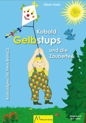 Kinderbuch ab 4 Jahre Acht Geschichten und vier Gedichte zum Selberlesen und Vorlesen.br> Gelbstups ist ein lustiger kleiner drolliger Kobold, der im Wald lebt. Sein Haus ist mit Küche, Bad, Wohnund Schlafzimmer ausgestattet. Er ist ein guter Kobold und dort der Bürgermeister. Gelbstups hat eine Trillerpfeife. Wenn er diese benutzt, dann hören alle auf ihn. Seine Freunde sind die Waldtiere, die Zwerge, die in einem Zwergendorf leben, die unsichtbaren Geister, die ihr Geisterhaus in einem Baum haben und die wunderschönen Feen, die den Feenplatz ihr Zuhause nennen. Dieser lustige Kobold Gelbstups liebt seine Freunde und von dort erzählt er uns einige Geschichten.