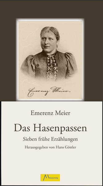 Emerenz Meier Das Hasenpassen Sieben frühe Erzählungen 1893/94 erschienen in der Sonntagsbeilage der Passauer „Donau-Zeitung“ einige frühe Geschichten der jungen Dichterin Emerenz Meier (1874-1928) aus Oberndorf bei Waldkirchen, von denen sieben in diesem Buch enthalten sind: Lange Zeit war man in der Emerenz-Meier-Forschung der Meinung, die erste veröffentlichte Erzählung der jungen Dichterin Emerenz Meier (1874-1928) sei 1893 ihre Geschichte „Der Juhschroa“ gewesen, abgedruckt in der Passauer „Donau-Zeitung. Die allererste Veröffentlichung von Emerenz Meier in der Presse ist ihre Erzählung „’s Hasenpassen“, abgedruckt im Mai und Juni 1893 im „Sonntagsblatt“, der Wochenbeilage zur Passauer „Donau-Zeitung“. Die junge Schriftstellerin, damals bereits nicht mehr in Schiefweg, sondern mit den Eltern und den Geschwistern Josef, Maria und Anna auf dem Bauernhof in Oberndorf bei Waldkirchen (Hausnummer 3) lebend, war zum Zeitpunkt des Erscheinens ihrer ersten Geschichte 18 ½ Jahre alt, also noch blutjung und nach damaliger Rechtslage gar nicht volljährig. Vielleicht hatte sie deswegen auch Scheu, sich voll als Autorin zu ihrem Erstlingswerk zu bekennen