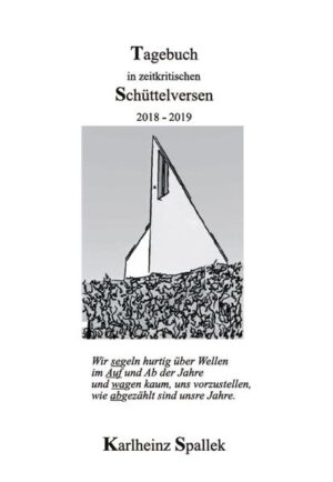 Fototagebuch 2018 - 2019 In diesem vorliegenden zweiten Teil spitz-knapper Schüttelverse wird das Geschehen eines weiteren spannenden Jahres in drei-Tages-Schritten kommentiert. Das Eine oder Andere ist wie ein Echo aus dem vergangenen Jahr, in dem Kritisches jetzt fortklingt. Nicht alles konnte zeitgerecht oder überhaupt aufgegriffen werden, wenn manchmal Ereignisse gebündelt auftraten. Ein Psychogramm deutscher Befindlichkeiten über die beiden Jahre hinweg erhalte ich, wenn ich die unterschiedliche Anzahl an Aufrufen meiner einzelnen Verse auf Twitter sehe.