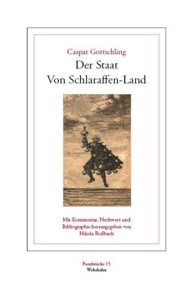 Um 1700 erscheint die Erzählung 'Der Staat Von Schlaraffen-Land', die dem Gelehrten, Pädagogen und Schriftsteller Caspar Gottschling (1679-1739) zugeschrieben wird. Sie ist ebenso als kritische Satire auf soziokulturelle Phänomene (z.B. Kolonialismus, Cardiognostik) wie als Parodie auf literarische Gattungen (Reisebericht, Länderbeschreibung) lesbar. Changierend zwischen fiktionaler Literatur und moraldidaktischem Traktat, reflektiert der Text zeitgenössische philosophische, anthropologische und gesellschaftstheoretische Denk- und Verhaltensmodelle und gewährt so komplexe Einsichten in die Schwellenzeit der Jahrhundertwende.