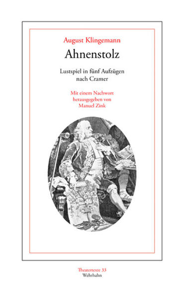 Das vorliegende Lustspiel Ahnenstolz (1795) zeigt den ersten literarischen Gehversuch des damals 18-Jährigen August Klingemann (1777-1831). Als Vorlage seiner Adaption diente ihm eine Erzählung Carl Gottlob Cramers, die der angehende Theaterschriftsteller gekonnt in Szene setzt, indem er Überflüssiges streicht, Neues geschickt einfädelt, die Handlung strafft und die Charaktere noch markanter zeichnet. Das Talent, einen Stoff für die Bühne publikumswirksam umzusetzen, zeigt sich bereits in diesem frühen Text, in welchem ein auf seine Ahnenreihe verbissener Edelmann seine Tochter mit einem verweichlichten Grafen verheiraten will. Doch nicht nur das adlige Mädchen hat etwas gegen die Verbindung, auch der Gärtner des Edelmanns sieht seine Existenz bedroht. Hier kann nur noch ein Geniestreich helfen.