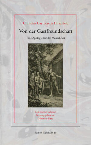 Christian Cay Lorenz Hirschfeld (1742-1792) ist vor allem durch seine fünfbändige Theorie der Gartenkunst (1779-1785) in die Kulturgeschichte eingegangen. In einer Reihe weiterer Abhandlungen über Themen aus dem Umfeld der Aufklärung wertet der Popularphilosoph die pragmatische Dimension des spekulativen Denkens auf. Die pädagogische Zielsetzung, die Hirschfeld an den Beruf des Philosophen anbindet, beruht auf einer Perfektibilitätsvorstellung, die auf das Ideal einer glückseligen Existenz hinausläuft. Dies setzt ein generalisierbares Menschlichkeitsmodell voraus, das bei Hirschfelds Gastfreundschaftskonzept ethnographisch begründete Unterscheidungen zwischen historisch überprüfbaren Praktiken zugunsten anthropologisch bedingter und auf primärer Ebene wirksamer Kategorien ausblendet.