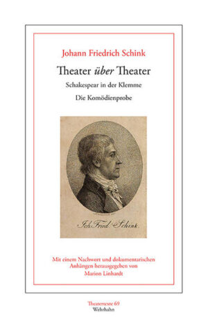 Johann Friedrich Schink (1755-1835) gehörte über Jahrzehnte zu den besonders produktiven Theaterautoren und Dramaturgen des deutschsprachigen Raums und begegnet doch in der literatur- und theaterwissenschaftlichen Forschung der letzten Jahrzehnte äußerst selten, und dies vornehmlich in Zusammenhang mit Gotthold Ephraim Lessing und Friedrich Ludwig Schröder. Schink war im Laufe seines Lebens in vielen wichtigen Theaterstädten tätig, so in Berlin, Hannover und Hamburg. Die 1780er Jahre, die er im Wesentlichen in Wien und Graz verbrachte, waren gleichermaßen von Frustrationen wie von hoher Arbeitsintensität bestimmt: Erstere fanden ihren Niederschlag unter anderem in dem satirischen Theaterroman Das Theater zu Abdera, Letztere äußerte sich nicht zuletzt in der Veröffentlichung mehrerer dramaturgischer Periodika, in denen Schink in eingehender Weise die aktuelle Theaterszene reflektierte. Zu den wenigen Stücken, die Schink in seiner frühen Wiener Zeit mit großem Erfolg auf die Bühne bringen konnte, gehören die beiden Beispiele eines »Theater über Theater«, die in der vorliegenden Edition neu zugänglich gemacht werden. Das spätere der Stücke, Die Komödienprobe, oder der Impressar in tausend Aengsten (1783), entstand für die Wiener Eröffnungsvorstellung von Schinks vormaligem Hannoveraner Prinzipal Johann Joseph Nouseul, das erste, Schakespear in der Klemme oder Wir wollen doch auch den Hamlet spielen (1780), ist als Stück für eine Wiener Kindertheatertruppe zugleich ein aufschlussreiches Dokument der Shakespeare-Rezeption der Zeit.