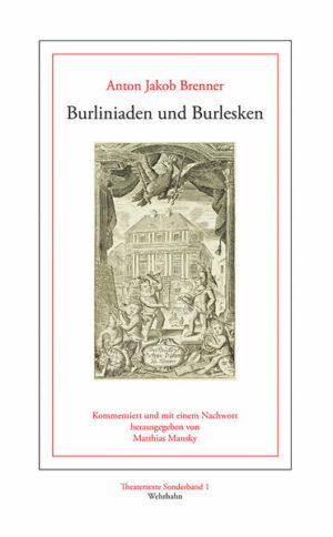 Der Schauspieler und Dramatiker Anton Jakob Brenner (1738-1779) verkörperte in den 1760er-Jahren, die als Übergangsphase in theaterästhetischen Fragestellungen angesehen werden können, die von den Wiener Aufklärern vielkritisierte komödiantische Figur des Burlin. Brenners exzentrische Maschinenkomödien sind als Restbestände der ›Stegreifburleske‹ und einer körperbetonten Possenkomik anzusehen, die sich einem didaktischen Illusionstheater querstellen. Auch seine Karriere als Schauspieler und Dramatiker verläuft - wohl auch aufgrund seines Rollenfaches - auffällig diametral zu jener seiner Wiener Schauspielerkolleginnen und -kollegen: Während sich diese ab 1776 k. k. Hofschauspieler nennen durften, lässt sich die letzte Lebensdekade Brenners regelrecht als Flucht vor den theaterreformatorischen Bestrebungen deuten. Seine ›Burliniaden‹ erscheinen diesbezüglich als aufschlussreiche Dokumente einer Zeitspanne, in der sich die Forderungen der aufklärerischen Theaterkritik noch lange nicht mit dem Wiener Publikumsgeschmack korrelieren ließen. Zudem bilden die im vorliegenden Band edierten Texte einen Teil jener Theaterformen des 18. Jahrhunderts ab, die innerhalb einer ›bürgerlichen‹ Literatur- und Theaterhistoriographie fortwährend unberücksichtigt geblieben sind.