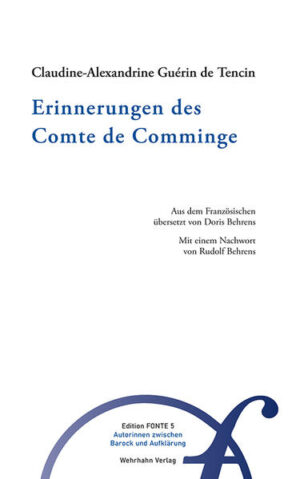 Erinnerungen des Comte de Comminge | Claudine-Alexandrine Guérin de Tencin