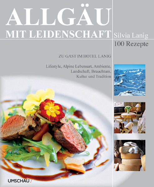 Silvia Lanig lädt in über 100 Rezepten in die Küche des Allgäus und ihre Wahlheimat das Allgäu ein. Die Rezepte, mit Einflüssen aus Frankreich, Italien, der Schweiz und dem Allgäu, sind leicht nachzukochen und bieten Feinschmecker-Ideen für jede Tageszeit. Gleichzeitig wird das Allgäu von seiner schönsten Seite präsentiert. Die prachtvollen Landschaftsaufnahmen und reizvollen Rezeptbilder animieren zum Backen, Kochen, genießen und entspannen. Das Allgäuer Hotel HOTEL LANIG RESORT & SPA steht für Gastlichkeit und Erholung in einer faszinierenden Bergwelt. Auf 1200 m in Oberjoch im Oberallgäu bietet die Familie Lanig ihren Gästen in liebevoll eingerichteten Räumen eine Symbiose aus Berghüttenromantik und Luxus, Moderne und Nostalgie. Eine vielseitige Gourmet-Küche mit frischen Produkten und Ideen aus der Region rundet das Gastlichkeits- und Wellnesskonzept des Hotels aufs Vorzüglichste ab. Ein hochwertiges Buch für alle, die die Liebe zum Kochen und zum Allgäu teilen.