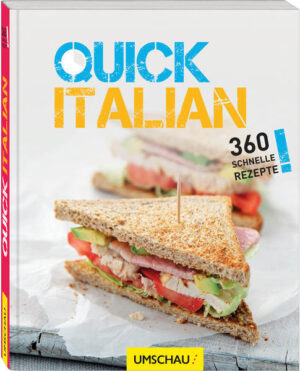 Sie haben nach einem anstrengenden Arbeitstag keine Lust noch lange am Herd zu stehen, wollen vor Ihrer Verabredung noch eine leckere Kleinigkeit essen, sind aber auch kein Freund von Fast Food? Sie bekommen spontan Gäste und müssen in kürzester Zeit ein tolles Gericht auf den Tisch zaubern? Jetzt muss es schnell gehen und trotzdem schmecken! Die Quick-Reihe bietet Kochmuffeln und Eiligen eine tolle und abwechslungsreiche Auswahl an schmackhaften Gerichten, die je nach Zeit, Lust und Laune in 30, 20 oder 10 Minuten zubereitet werden können. Lassen Sie sich inspirieren und überzeugen: In diesem Buch finden Sie garantiert das richtige Rezept für die italienischen Momente des Lebens!