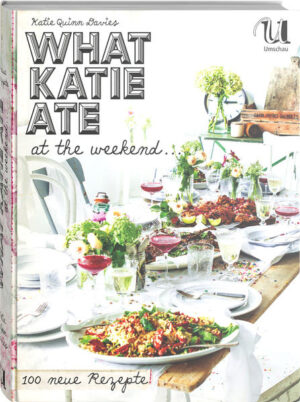 Katie is back! Nach dem internationalen Top-Erfolg ihres ersten Buches "What Katie ate - 100 Lieblingsrezepte aus Katies Küche" erscheint nun endlich der langersehnte zweite Band der weltweit bekanntesten Foodbloggerin Katie Quinn Davies in deutscher Sprache! Für ihr zweites Buch hat sich Katie wieder an den Herd gestellt und ihre Kreativität spielen lassen. Herausgekommen sind 100 Rezepte für ein entspanntes Wochenende, einfach nachzukochen aus gut erhältlichen Produkten. Freunde nach Hause zum Essen einladen oder raus ins Grüne zum Picknick: Katie liefert neue spannende Ideen fürs BBQ-Cooking, zeigt leckere Gerichte für außergewöhnliche Wochenend-Events, verrät, was am Geburtstag die Augen der Gäste zum Leuchten bringt, wie Familienfeste zum kulinarischen Happening werden, warum die Weihnachtsparty das schönste Geschenk sein kann und warum Cocktailpartys ihren besonderen Reiz haben. Ein Muss für alle, die sich gern inspirieren lassen und mehr als nur Rezepte suchen. Ein Buch im weltweit mehrfach ausgezeichneten Katie-Vintage-Style mit tollen Fotos und starken grafischen Akzenten.