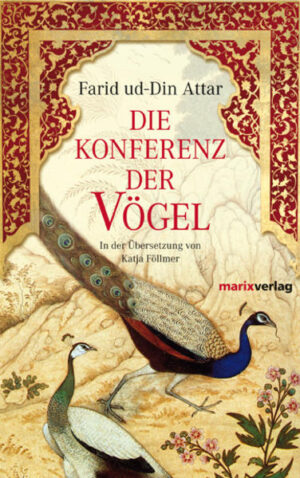 Das persische Versepos des Dichterfürsten Farud Du-Din Attar aus dem 12. Jahrhundert erzählt eine poetische und religionsphilosophische Geschichte: Unter dem Vorsitz des Wiedehopfs - der auch im Koran und in Goethes „Westöstlichem Divan“ vorkommt - entschließt sich die Versammlung der Vögel, ihren legendären König, den Wundervogel Simurgh, im Qaf-Gebirge aufzusuchen. Auf der beschwerlichen Reise durch das Tal der Suche, der Liebe, der Erkenntnis, der Unabhängigkeit, der Einheit, des Erstaunens und des Todes - alle sieben Stadien des Sufi-Einweihungspfades -, mit vielen Gesprächen und eingestreuten religiösen, subtilen und kuriosen Geschichten, Märchen, Anekdoten, Gleichnissen, in denen Dschinne, Derwische, Scheiche, aber auch Jesus und Sokrates vorkommen, gehen Tausende von ihnen zugrunde. Doch für die Überlebenden hat sich die Mühe gelohnt: Sie erreichen die höchste Stufe der Vollkommenheit und erkennen sich selbst.„Gläubige und Ungläubige sind gleichermaßen in Blut getauchtund haben sich verirrt. Mir schwindelt. Ich bin nicht ohneHoffnung, aber voller Ungeduld.“