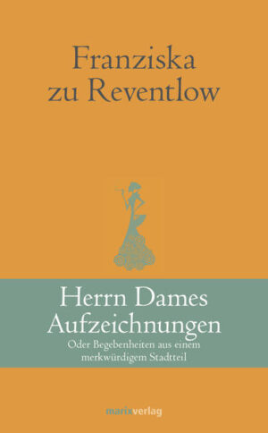 Franziska zu Reventlows Schlüsselroman über die Schwabinger Szene - eine der Keimzellen der deutschen Avantgarden ist alles, was gute Literatur sein kann: kurz, komisch, ein Dokument, ein Versuch das Leben - und was für eines hatte diese Frau geführt -durch Sprache irgendwie in den Griff zu bekommen. Reventlow beschreibt naiv-ironisch die Kleinkriege und Capricen der Münchener Bohemiens, Dandys, Spätaufsteher, Spinner, Esoteriker und sonstiger verschrobener und doch wunderbarer Gestalten, die München vor dem großen Zusammenbruch zu einem Zentrum der deutschen Kultur gemacht haben.