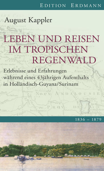 Berichte über ferne Länder und Kontinente können auch eine Art autobiographischen Rückblick auf ein ganzes Leben darstellen. Genau dies findet man in den Aufzeichnungen August Kapplers, der fast 50 Jahre in der holländischen südamerikanischen Kolonie Guayana, dem heutigen Surinam, verbrachte. Im Jahr 1846 erhielt er von Seiten der holländischen Kolonialverwaltung die Erlaubnis, sich am Hauptfluss Surinams, dem Maroni, niederzulassen. Dort gründete er das nach seiner Jugendfreundin und späteren Ehefrau benannte Landgut Albina, das sich im Lauf der Zeit zu einer Kleinstadt entwickelte. Kappler betrieb in dieser Zeit einen erfolgreiche Holz- und Naturalhandel, was Grundlage für seinen Wohlstand wurde. In all den Jahren widmete er sich aber auch seinen naturkundlichen Interessen, sammelte gezielt unbekannte Insekten- und Pflanzenarten, um später die Ergebnisse auch dieser Arbeit zu publizieren. Da er seine neue Heimat Surinam aufgrund dieser Forschungen sehr gut kannte, leitete er im Auftrag der Kolonialverwaltung wiederholt auch Expeditionen und Entdeckungsreisen. Im Jahr 1876 kauften die Holländer von August Kappler die Stadt Albina zurück, die nunmehr auch eine gewisse strategische Bedeutung besaß. Allerdings setzte man ihn als Distriktverwalter ein, da er zum einen die Gegend sehr gut kannte und zum anderen mit der ansässigen Bevölkerung in bestem Einvernehmen lebte. Warum Kappler im Jahr 1879 in seine deutsche Heimat zurückkehrte, ist nicht ganz klar. Sicherlich war sein Wirkungskreis durch die Übernahme Albinas ein wenig eingeschränkt, doch lohnte sich für ihn der Verkauf in wirtschaftlicher Hinsicht sehr. In sein Werk ließ Kappler neben Ereignisberichten aber auch immer wieder Erzählungen über seine naturkundlichen Entdeckungen im tropischen Regenwald einfließen, wodurch er sich sowohl als Botaniker als auch als Zoologe eine Namen machen konnte. Sein hier vorgelegtes Buch wird damit zu einer Mischung aus Reiseberichten und einer autobiographischen Darstellung, die uns einen Mann vor Augen führt, der es Widerständen und Niederlagen zum Trotz durch Fleiß und anstrengende Arbeit zu etwas brachte – ein Erfolg jedoch, den ihm seine deutsche Heimat nicht ermöglicht hätte.Ein ganzes Leben in den Tropen.