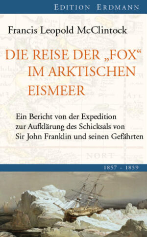 Im Sommer 1845 verschwanden auf ihrer Suche nach der Nordwest-Passage die Expeditions-schiffe HMS „Erebus“ und „Error“ spurlos im Nordatlantik. Zahllose Suchexpeditionen, die sich in den nachfolgenden Jahren auf die Spur des legendären Polarforschers Sir John Frank-lin setzten, verfehlten ihr Ziel, das Schicksal der Verschollenen aufzuklären. Erst 1857/59 gelang Francis Leopold McClintock (1819-1907) der endgültige Nachweis, daß „Erebus“ und „Error“ in den Eiswüsten des kanadisch-arktischen Archipels gescheitert waren und John Franklin und seine Schiffsmannschaften einen entsetzlichen Tod erlitten hatten. McClintocks Bericht über die im Auftrag von Lady Jane Franklin unternommene „Voyage of the `Fox´ in the Arctic Seas“ erschien im Herbst 1859 und wurde im viktorianischen England zum Bestseller. Der hier vorgelegte Band enthält neben einer ersten Übertragung des Reisejournals ins Deutsche weiterführende Hinweise zur Entdeckungsgeschichte der Nordwest-Passage.